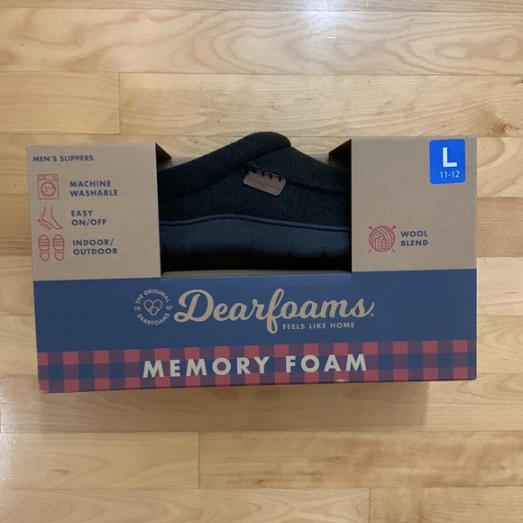 New Men’s Dearfoam House Slippers - Picture 7 of 14